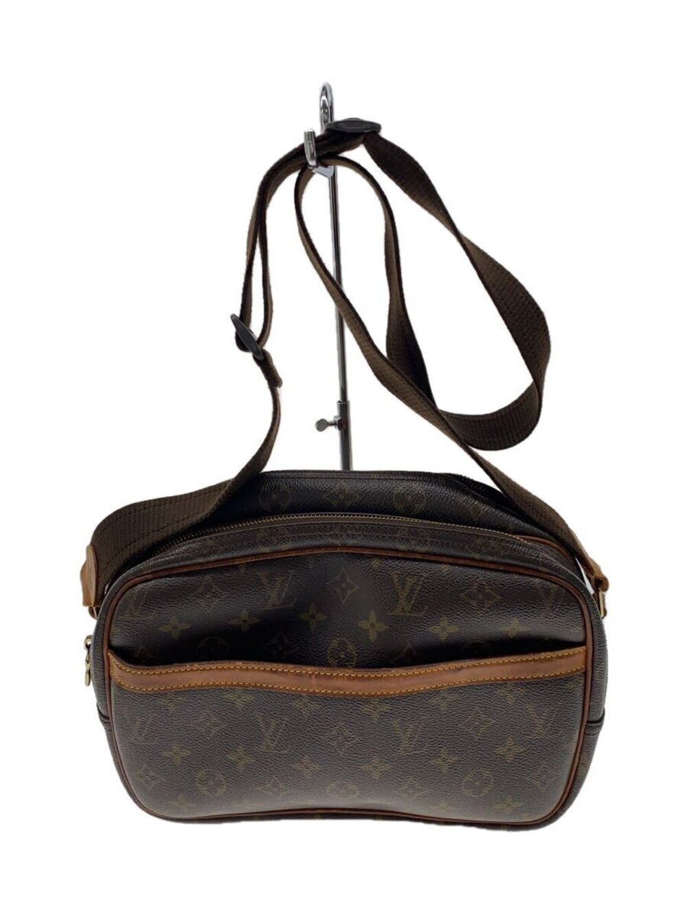 LOUIS VUITTON Reporter Monogram Canvas Brown